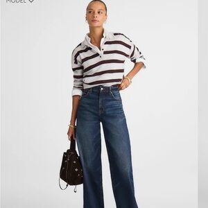 Madewell super-wide leg jeans in Kipton Wash 26 NWT-sold out online